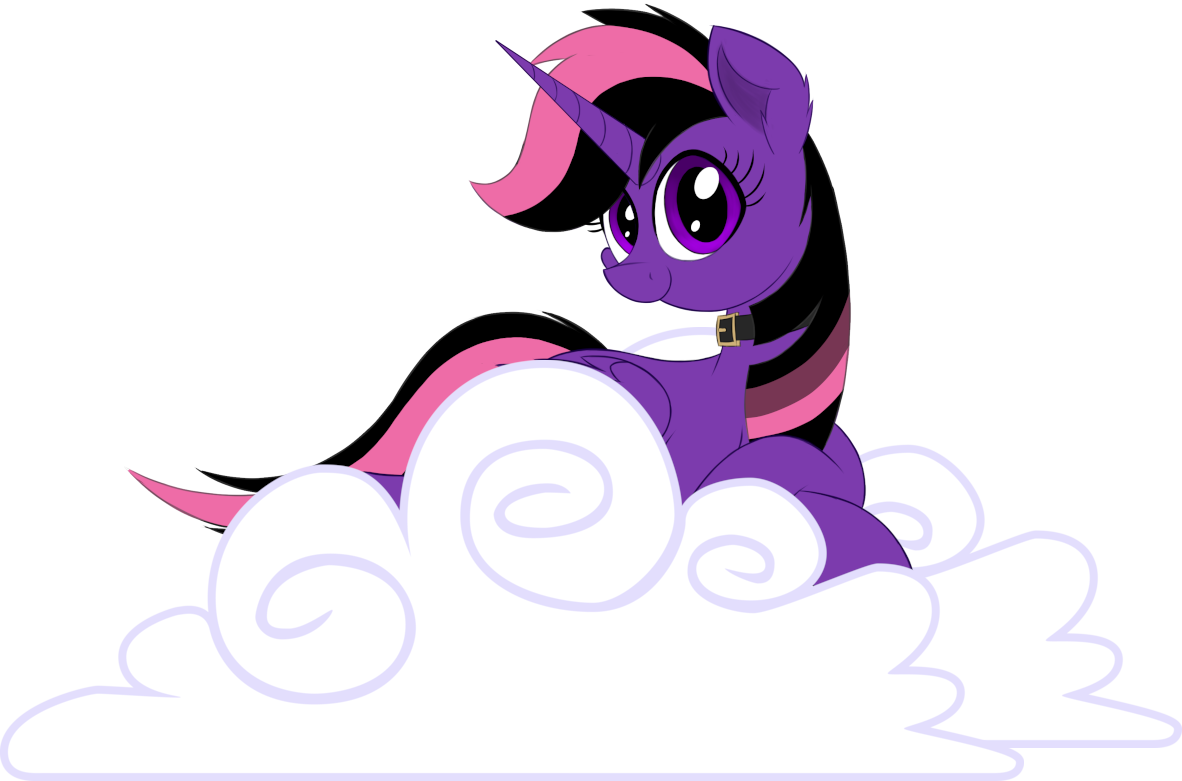 Misty Shadows laying on a cloud